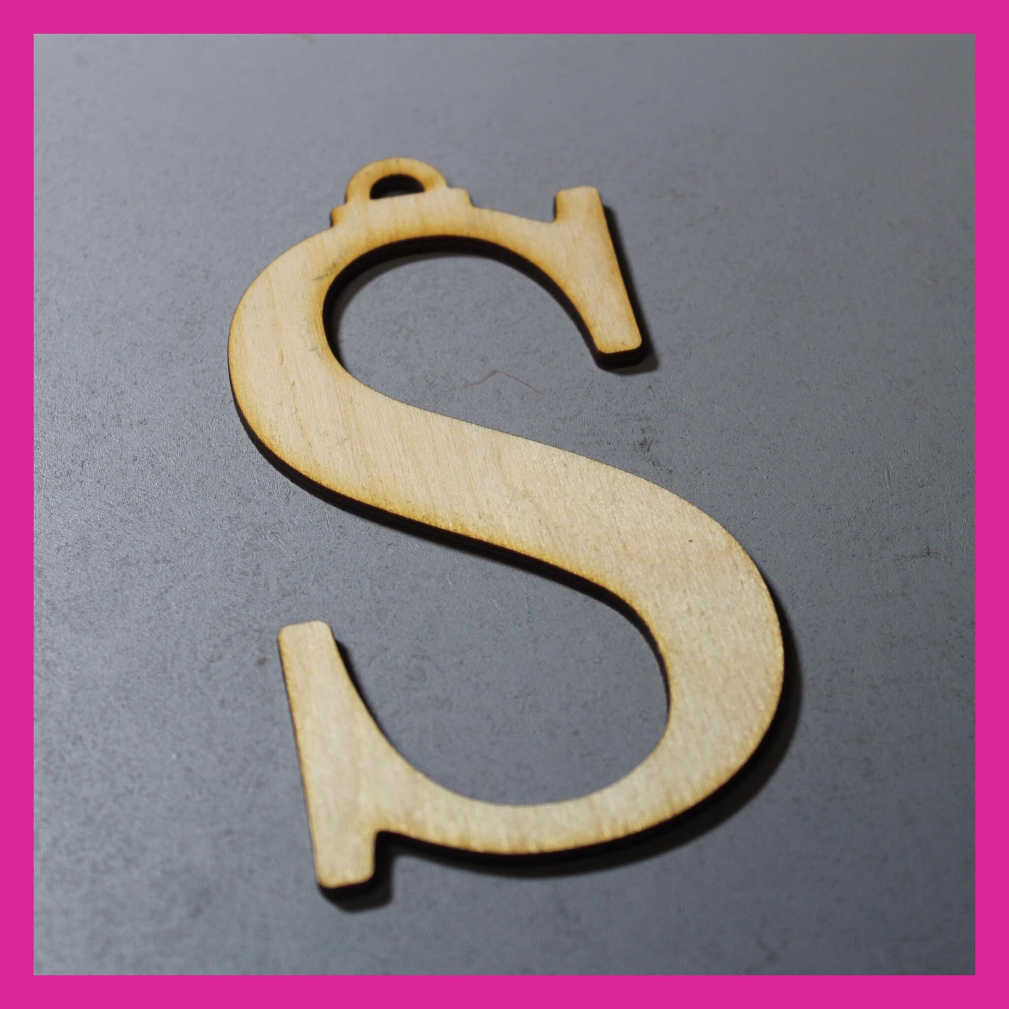Personalised Simple Serif Initial Decoration - Choice of colours - Image 2