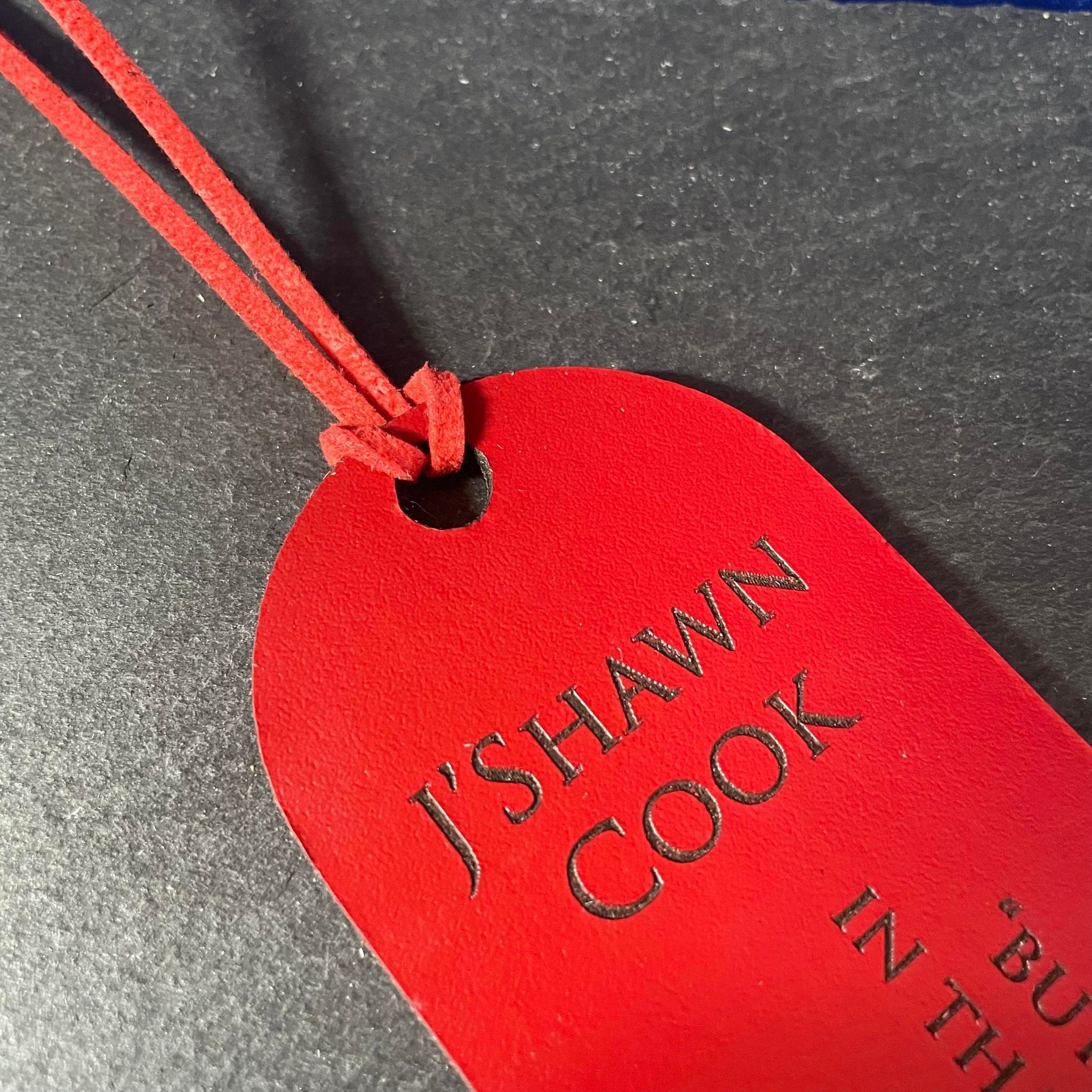 Personalised Engraved Leather Bookmark - Image 4