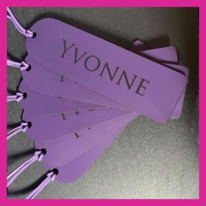 Personalised Engraved Leather Bookmark