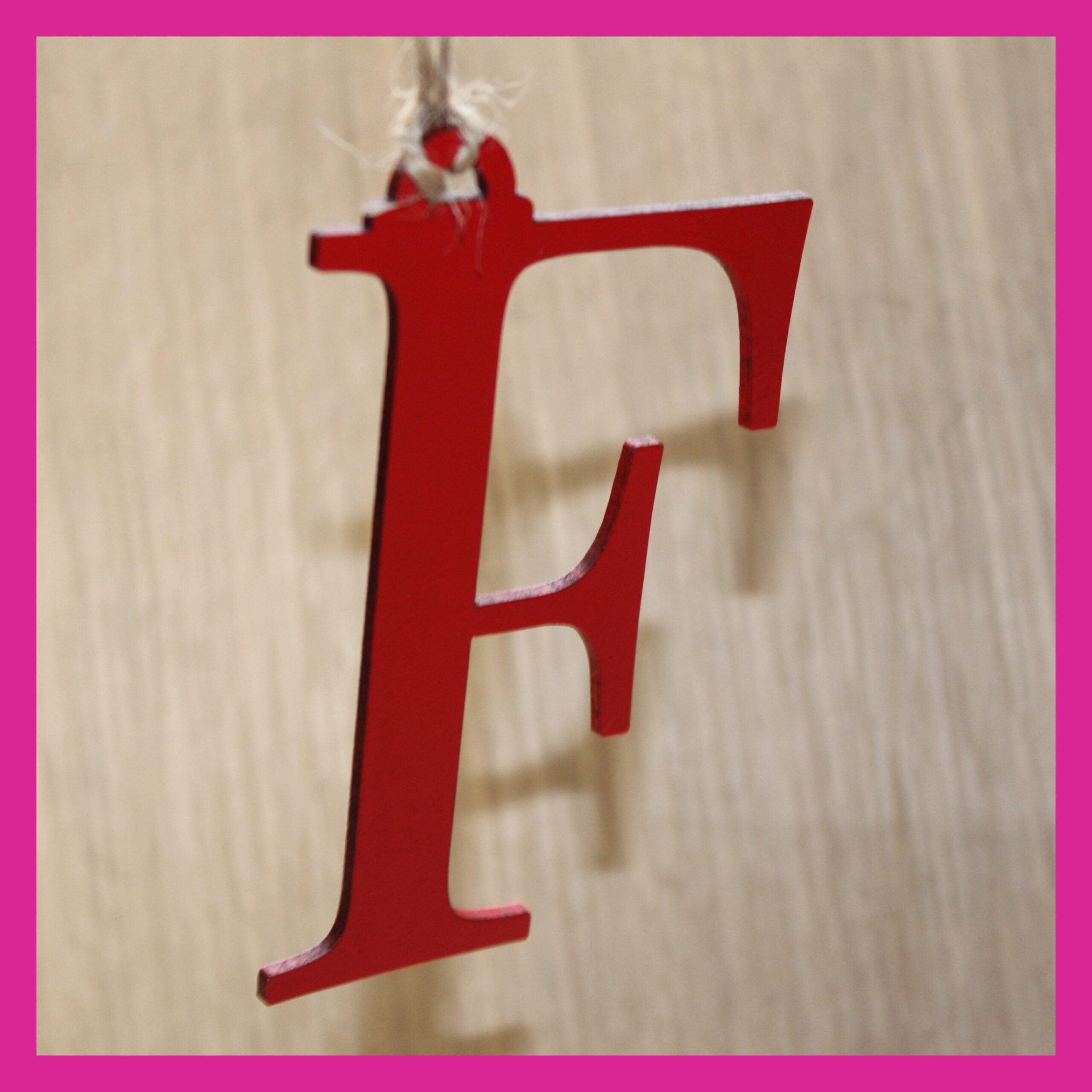 Personalised Simple Serif Initial Decoration - Choice of colours - Image 4
