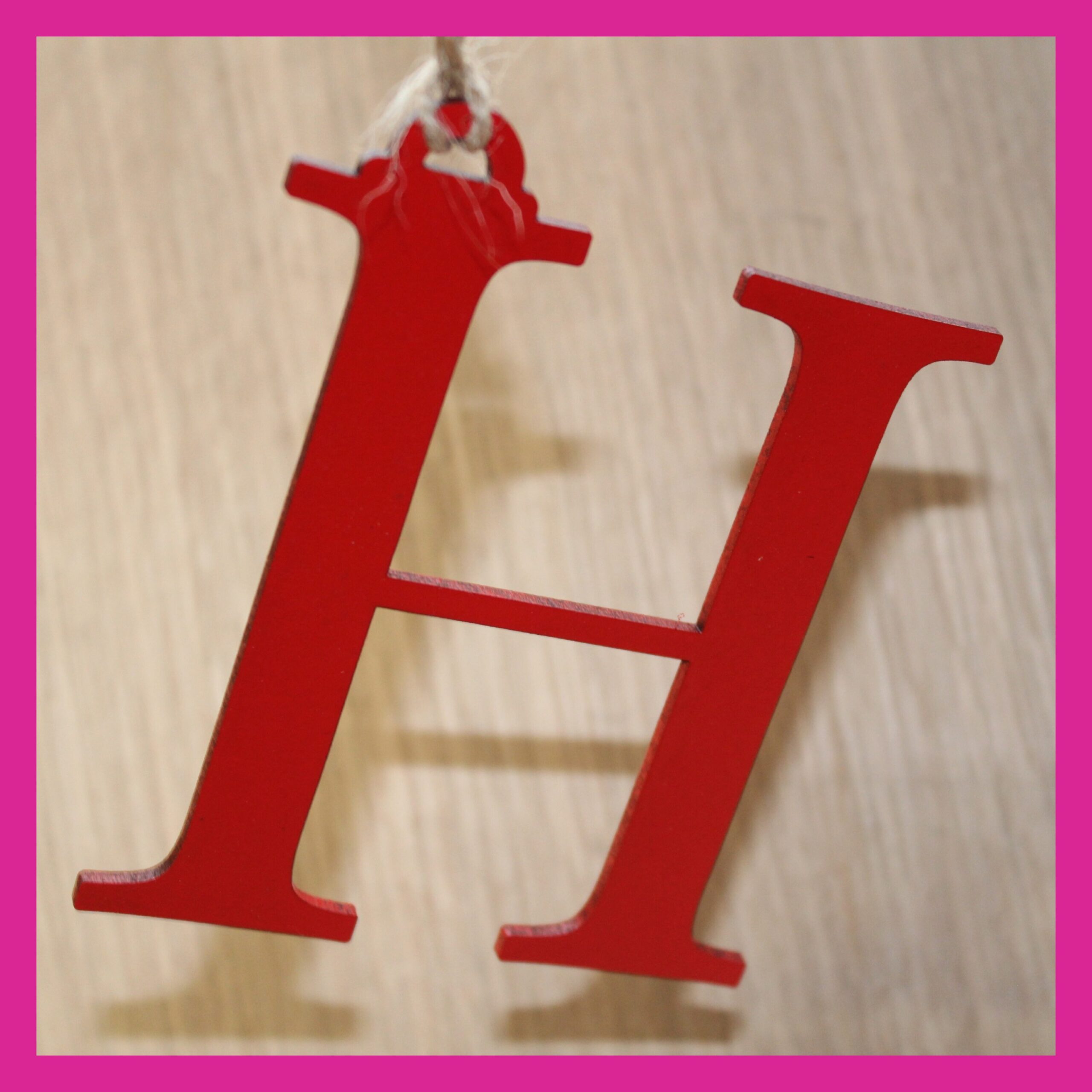 Personalised Simple Serif Initial Decoration - Choice of colours - Image 3